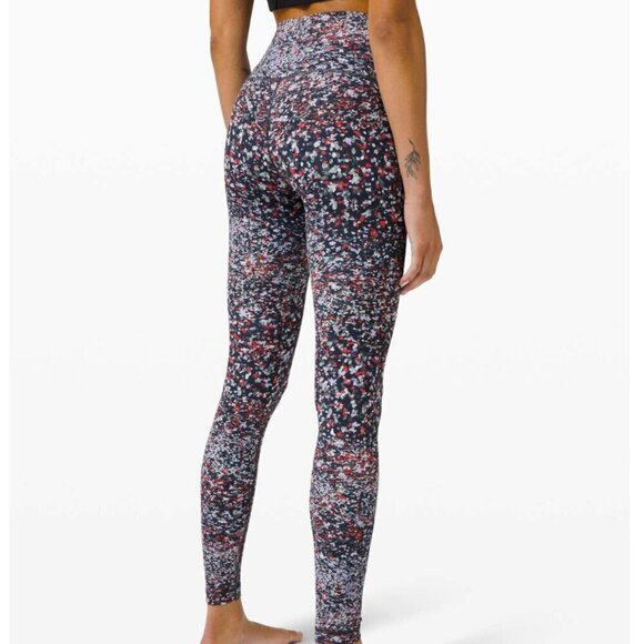 Lululemon Wunder Under High-Rise Tight 28" *Luxtreme Water Blossom Multi - Picture 5 of 5